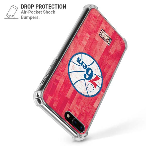 NBA Philadelphia 76ers Hardwood Classics iPhone 7/8 Plus Clear Case