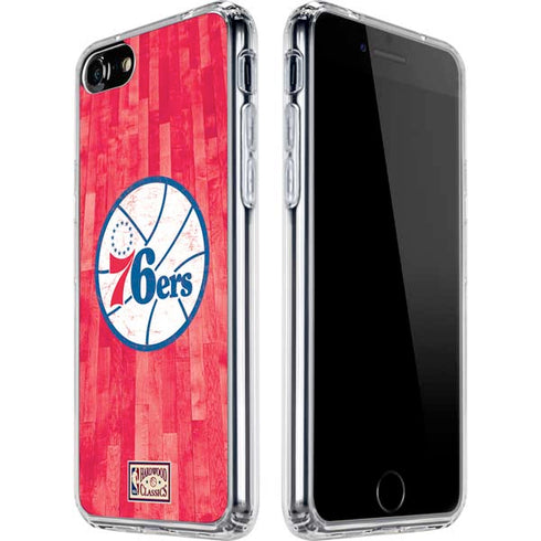 NBA Philadelphia 76ers Hardwood Classics iPhone SE (2nd & 3rd Gen) Clear Case