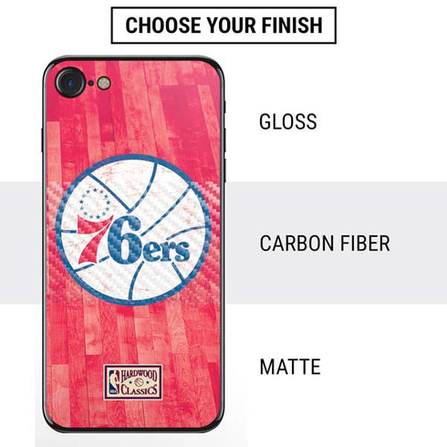 NBA Philadelphia 76ers Hardwood Classics iPhone SE (2nd & 3rd Gen) Skin