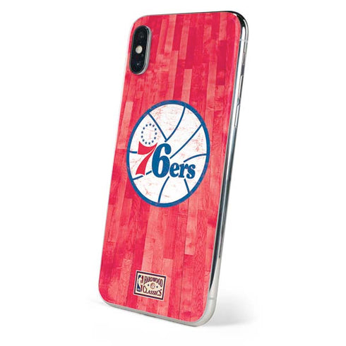 NBA Philadelphia 76ers Hardwood Classics iPhone X Skin
