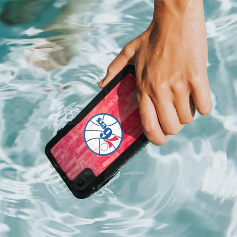 NBA Philadelphia 76ers Hardwood Classics iPhone XR Waterproof Case