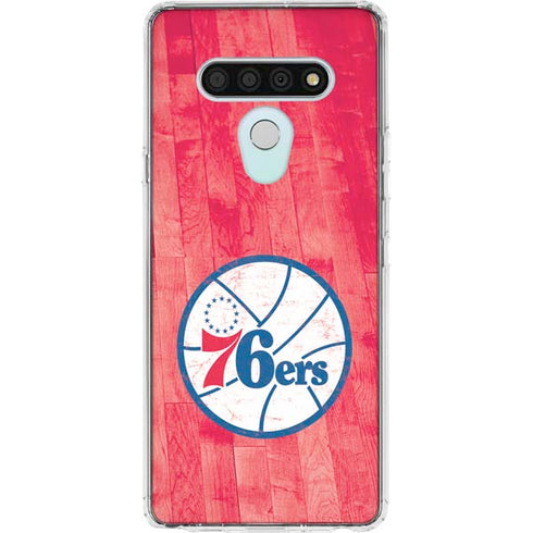 NBA Philadelphia 76ers Hardwood Classics LG Stylo 6 Clear Case