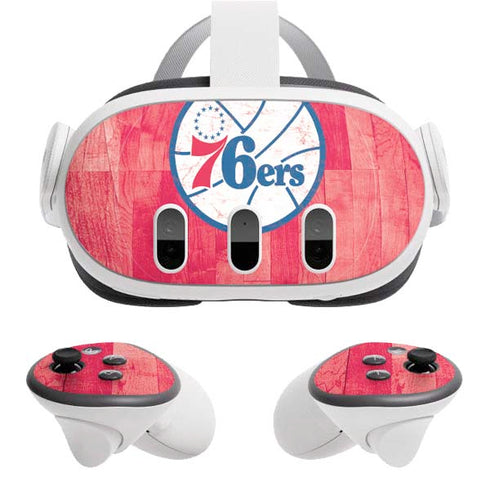 NBA Philadelphia 76ers Hardwood Classics Meta Quest 3 Skin