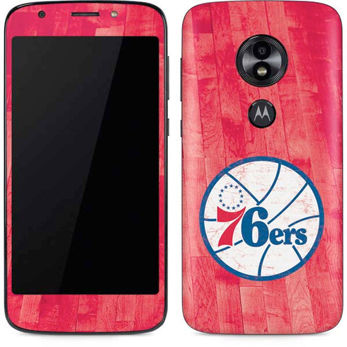NBA Philadelphia 76ers Hardwood Classics Moto E5 Play Skin