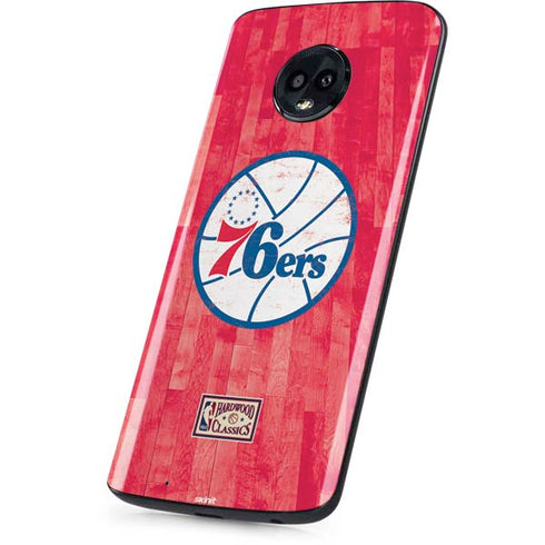 NBA Philadelphia 76ers Hardwood Classics Moto G6 Skin