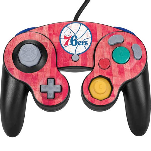 NBA Philadelphia 76ers Hardwood Classics Nintendo GameCube Controller Skin