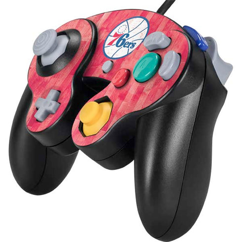 NBA Philadelphia 76ers Hardwood Classics Nintendo GameCube Controller Skin