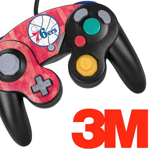 NBA Philadelphia 76ers Hardwood Classics Nintendo GameCube Controller Skin