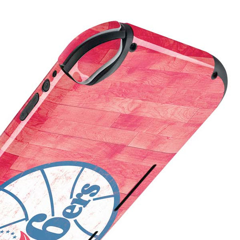 NBA Philadelphia 76ers Hardwood Classics Nintendo Switch Lite Skin