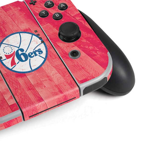 NBA Philadelphia 76ers Hardwood Classics Nintendo Switch OLED (2021) Skin