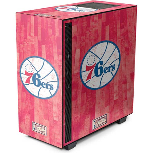 NBA Philadelphia 76ers Hardwood Classics NZXT H510 Compact ATX Mid-Tower Case Skin