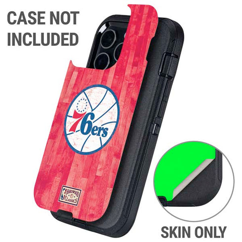 NBA Philadelphia 76ers Hardwood Classics Otterbox Defender iPhone Skin