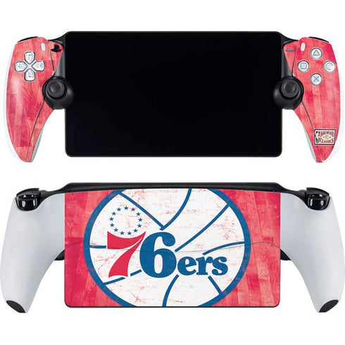 NBA Philadelphia 76ers Hardwood Classics PlayStation Portal Remote Player Skin