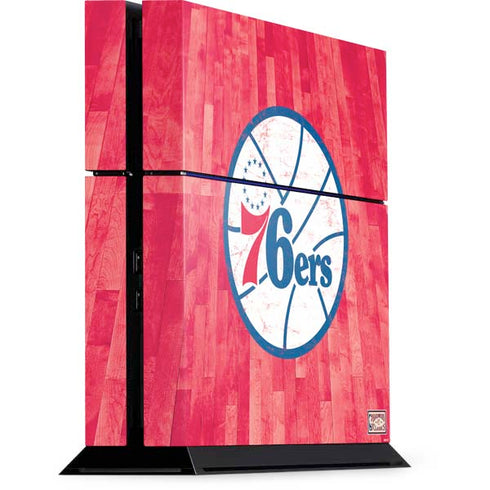 NBA Philadelphia 76ers Hardwood Classics PS4 Console Skin