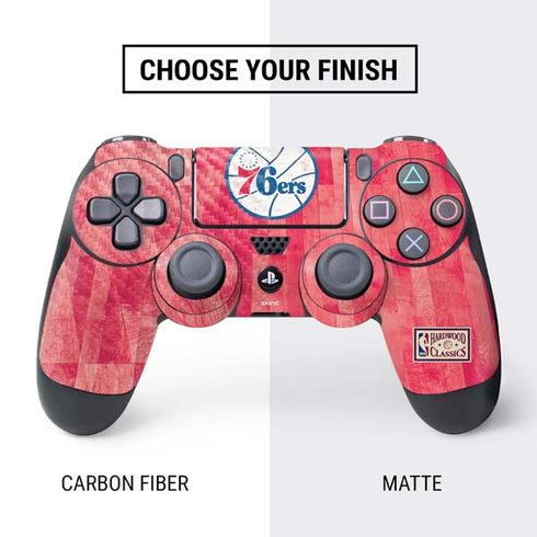 NBA Philadelphia 76ers Hardwood Classics PS4 Controller Skin