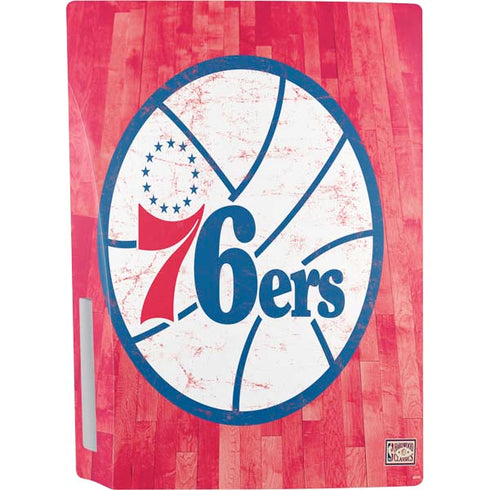NBA Philadelphia 76ers Hardwood Classics PS5 Console Skin