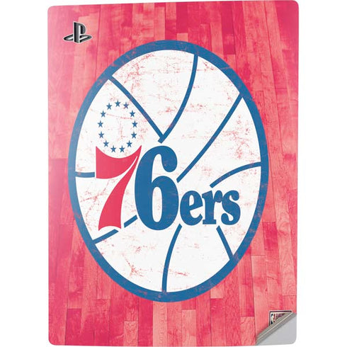 NBA Philadelphia 76ers Hardwood Classics PS5 Digital Edition Console Skin