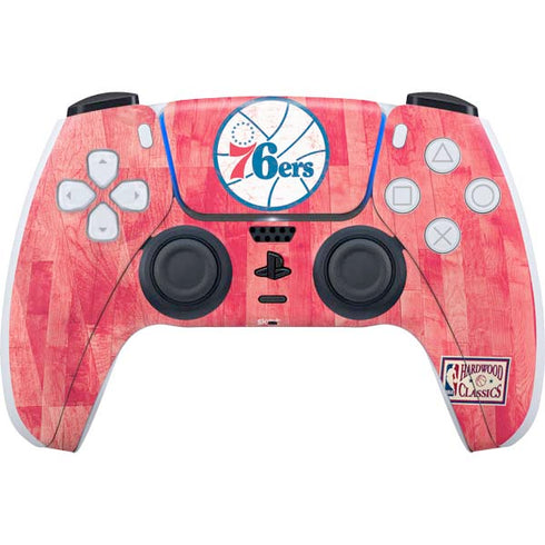 NBA Philadelphia 76ers Hardwood Classics PS5 Controller Skin