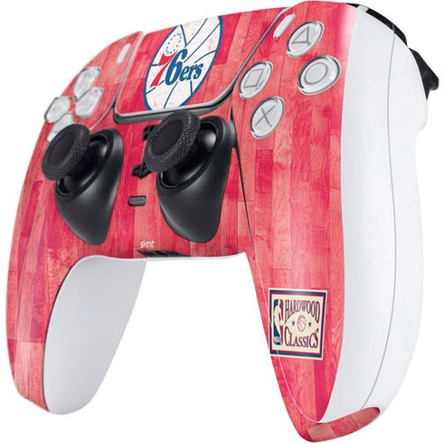 NBA Philadelphia 76ers Hardwood Classics PS5 Controller Skin