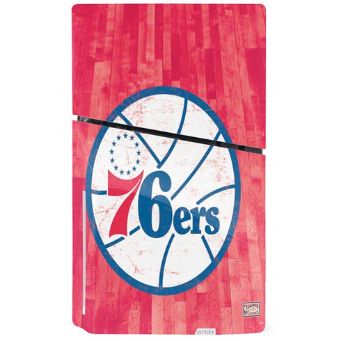 NBA Philadelphia 76ers Hardwood Classics PS5 Slim Disk Console Skin