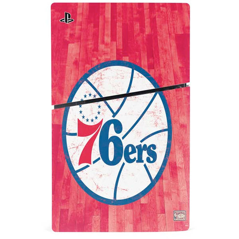 NBA Philadelphia 76ers Hardwood Classics PS5 Slim Digital Edition Console Skin
