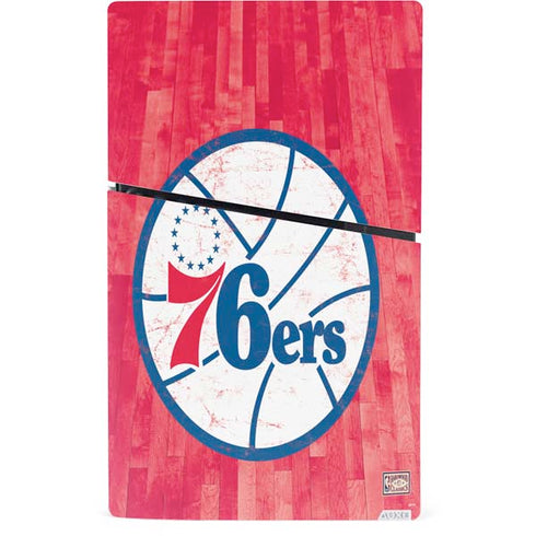 NBA Philadelphia 76ers Hardwood Classics PS5 Slim Digital Edition Console Skin