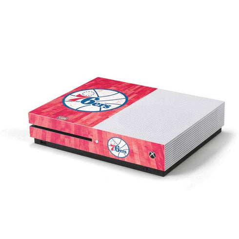 NBA Philadelphia 76ers Hardwood Classics Xbox One S Console Skin