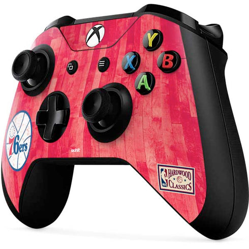 NBA Philadelphia 76ers Hardwood Classics Xbox One X Controller Skin