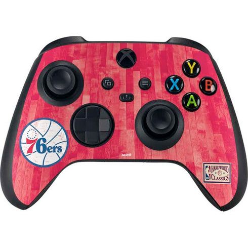 NBA Philadelphia 76ers Hardwood Classics Xbox Series X Controller Skin