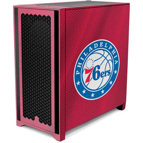 NBA Philadelphia 76ers Jersey Corsair 4000D Tempered Glass Mid-Tower ATX Case Skin