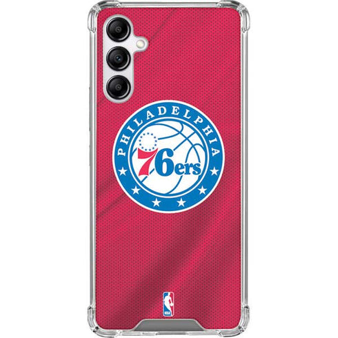 NBA Philadelphia 76ers Jersey Galaxy A14 5G Clear Case