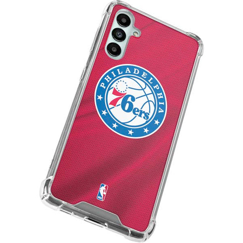 NBA Philadelphia 76ers Jersey Galaxy A14 5G Clear Case