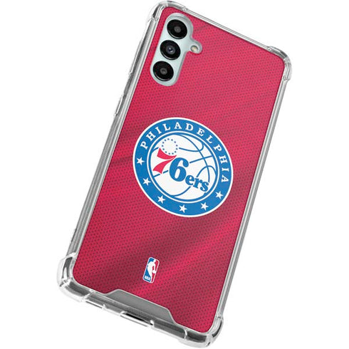 NBA Philadelphia 76ers Jersey Galaxy A15 5G Clear Case