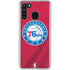 NBA Philadelphia 76ers Jersey Galaxy A21 Clear Case