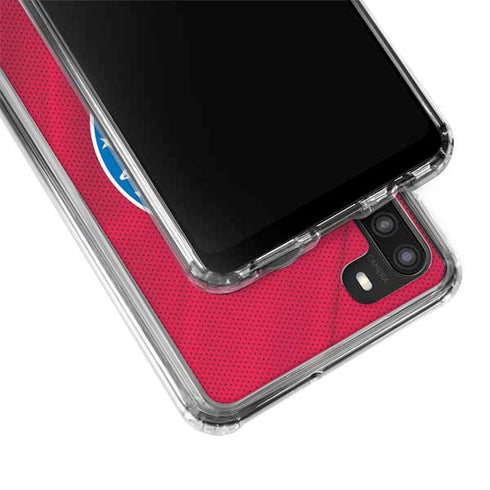 NBA Philadelphia 76ers Jersey Galaxy A21 Clear Case
