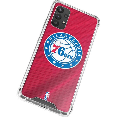 NBA Philadelphia 76ers Jersey Galaxy A32 5G Clear Case