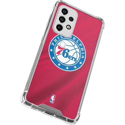 NBA Philadelphia 76ers Jersey Galaxy A53 5G Clear Case