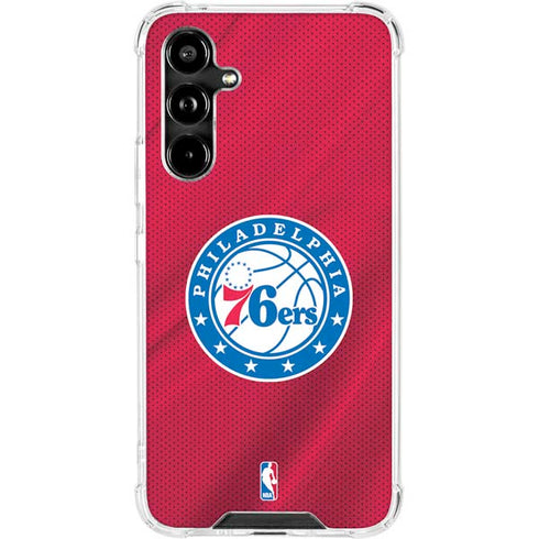NBA Philadelphia 76ers Jersey Galaxy A54 5G Clear Case