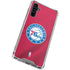 NBA Philadelphia 76ers Jersey Galaxy A54 5G Clear Case