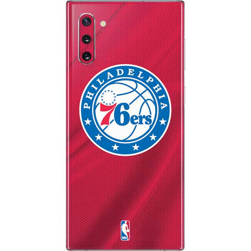 NBA Philadelphia 76ers Jersey Galaxy Note 10 Skin