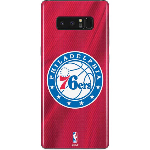 NBA Philadelphia 76ers Jersey Galaxy Note 8 Skin