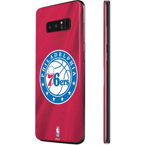 NBA Philadelphia 76ers Jersey Galaxy Note 8 Skin