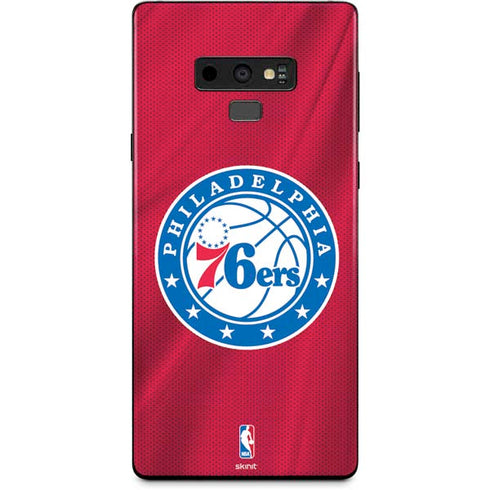 NBA Philadelphia 76ers Jersey Galaxy Note 9 Skin