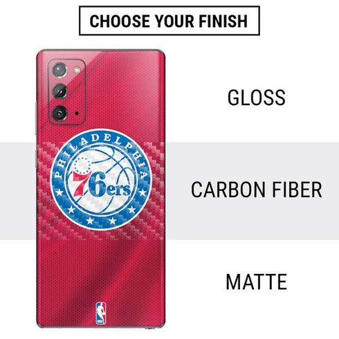 NBA Philadelphia 76ers Jersey Galaxy Note20 5G Skin