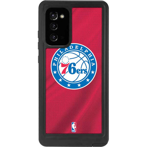 NBA Philadelphia 76ers Jersey Galaxy Note20 5G Waterproof Case