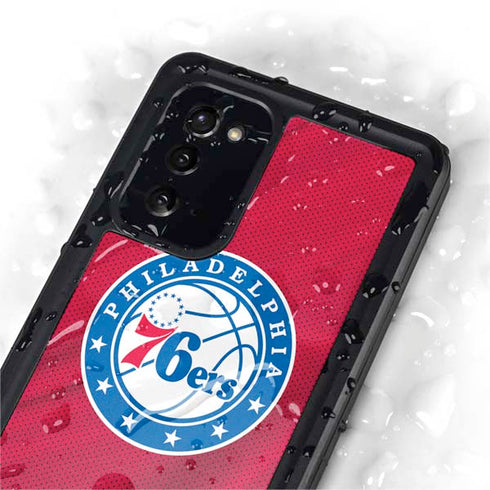 NBA Philadelphia 76ers Jersey Galaxy Note20 5G Waterproof Case