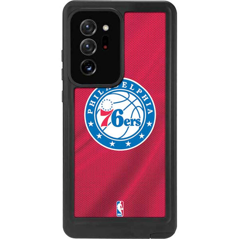 NBA Philadelphia 76ers Jersey Galaxy Note20 Ultra 5G Waterproof Case