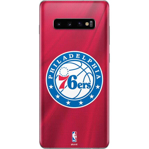 NBA Philadelphia 76ers Jersey Galaxy S10 Plus Skin