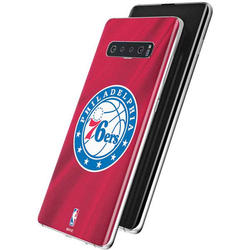 NBA Philadelphia 76ers Jersey Galaxy S10 Plus Skin
