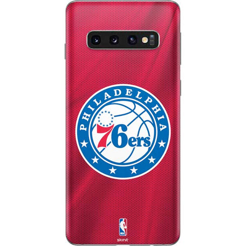 NBA Philadelphia 76ers Jersey Galaxy S10 Skin